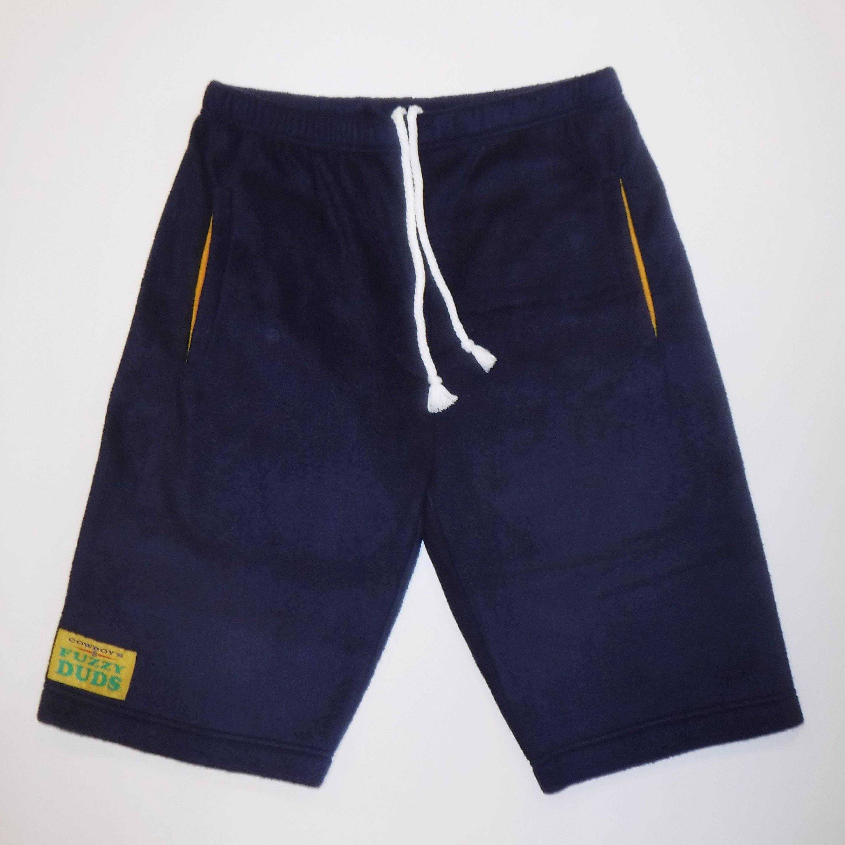 Mens - Navy with Yellow Pockets - Fuzzy Duds